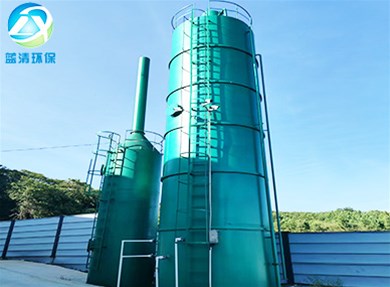 無害化污水處理成套設備安裝現場